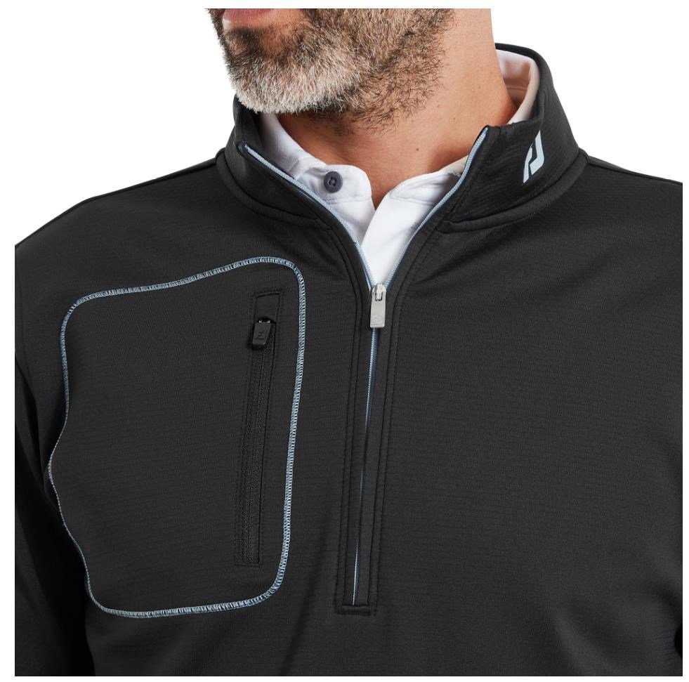 FootJoy ThermoSeries Texture Midlayer sweat homme, noir