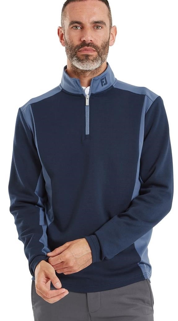 FootJoy ThermoSeries Blocked pull homme, navy/midnight