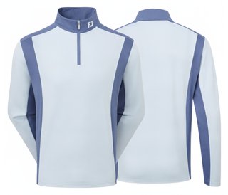 FootJoy ThermoSeries Blocked Midlayer sweat-shirt homme, mist/midnight