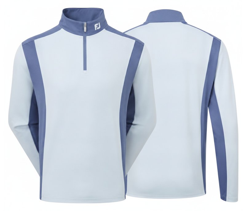 FootJoy ThermoSeries Blocked Midlayer sweat-shirt homme, mist/midnight