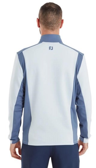 FootJoy ThermoSeries Blocked Midlayer sweat-shirt homme, mist/midnight