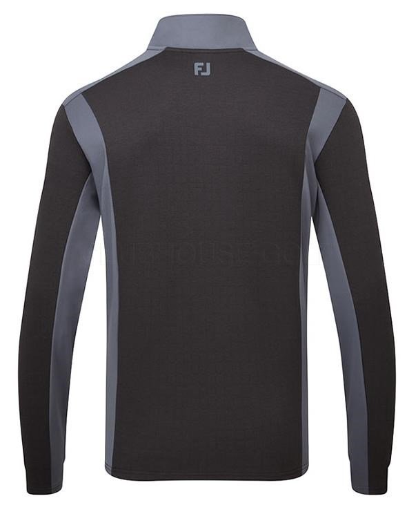 FootJoy ThermoSeries Blocked Midlayer sweat homme, noir/charcoal