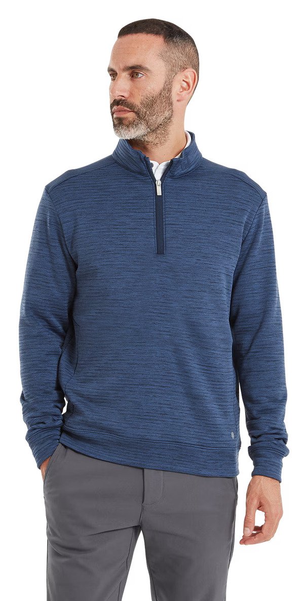 FootJoy ThermoSeries Space Dye Midlayer sweatshirt homme, navy