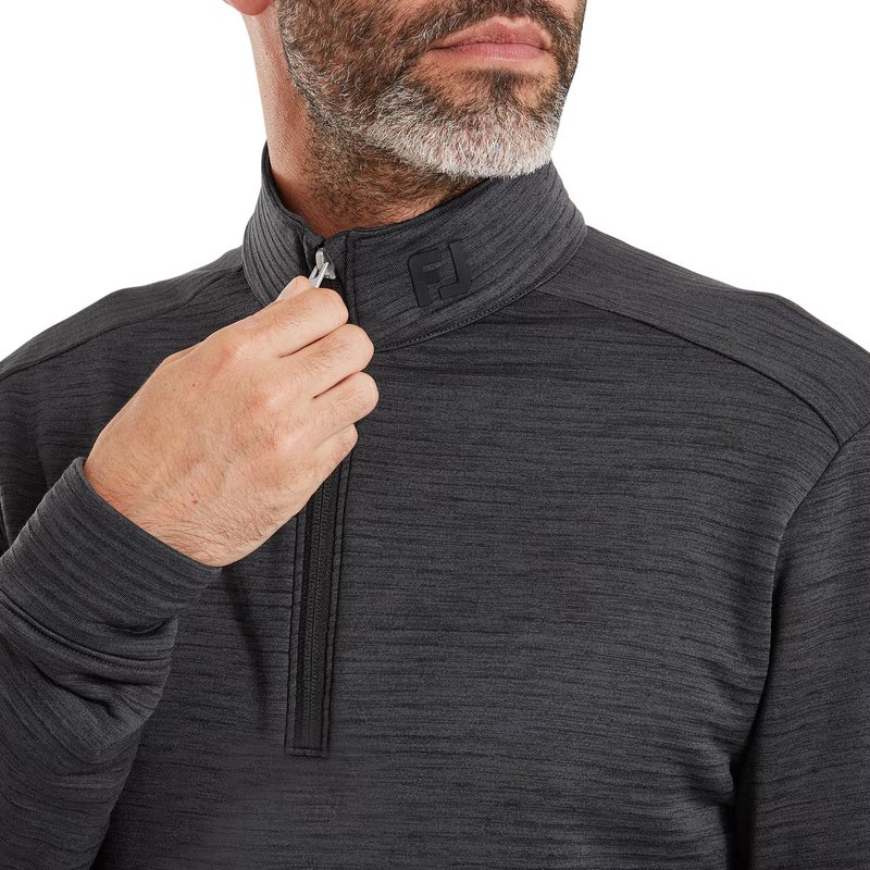FootJoy ThermoSeries Space Dye Midlayer sweat homme, noir