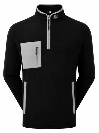 FootJoy Polar Fleece Chill-Out sweat homme, noir/gris