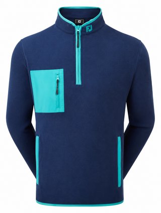 FootJoy Polar Fleece Chill-Out sweatshirt homme, navy/lake blue