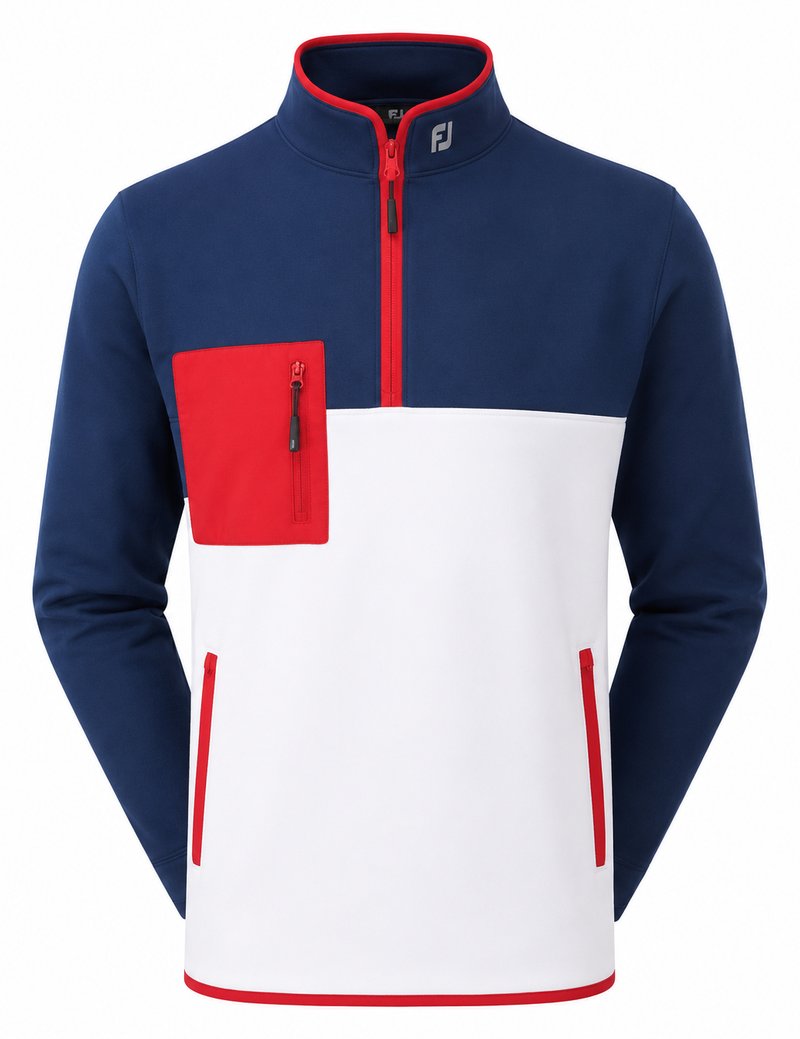 FootJoy Polar Fleece Chill-Out sweat homme, navy/white/red