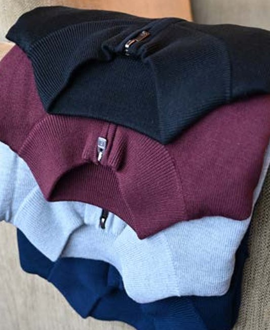 FootJoy drirelease Half-Zip Lined pull homme, navy