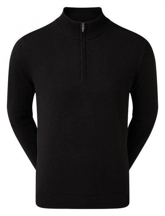 FootJoy drirelease Half-Zip Lined pull homme, noir