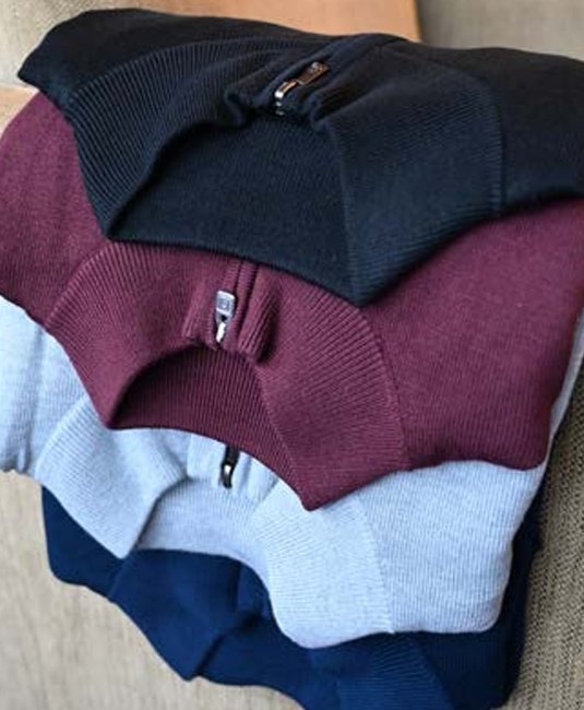 FootJoy drirelease Half-Zip Lined pull homme, noir
