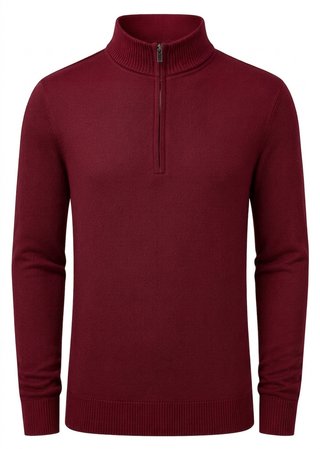 FootJoy drirelease Half-Zip Lined pull homme, rouge