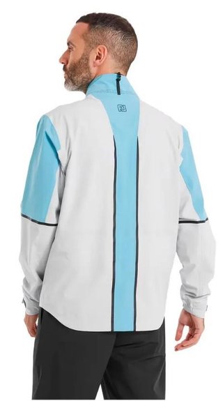 FootJoy DryJoys Select LX veste homme, Mid Blue / Oyster Grey