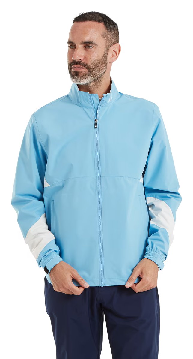 FootJoy HydroLite X veste homme, mid blue/oyster grey