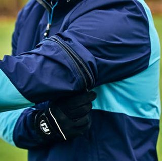 FootJoy HydroLite X veste de pluie manches courtes homme, noir