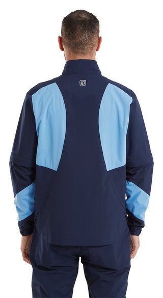 FootJoy HydroLite X Short Sleeve Rain chemise de pluie homme, marine/bleu moyen