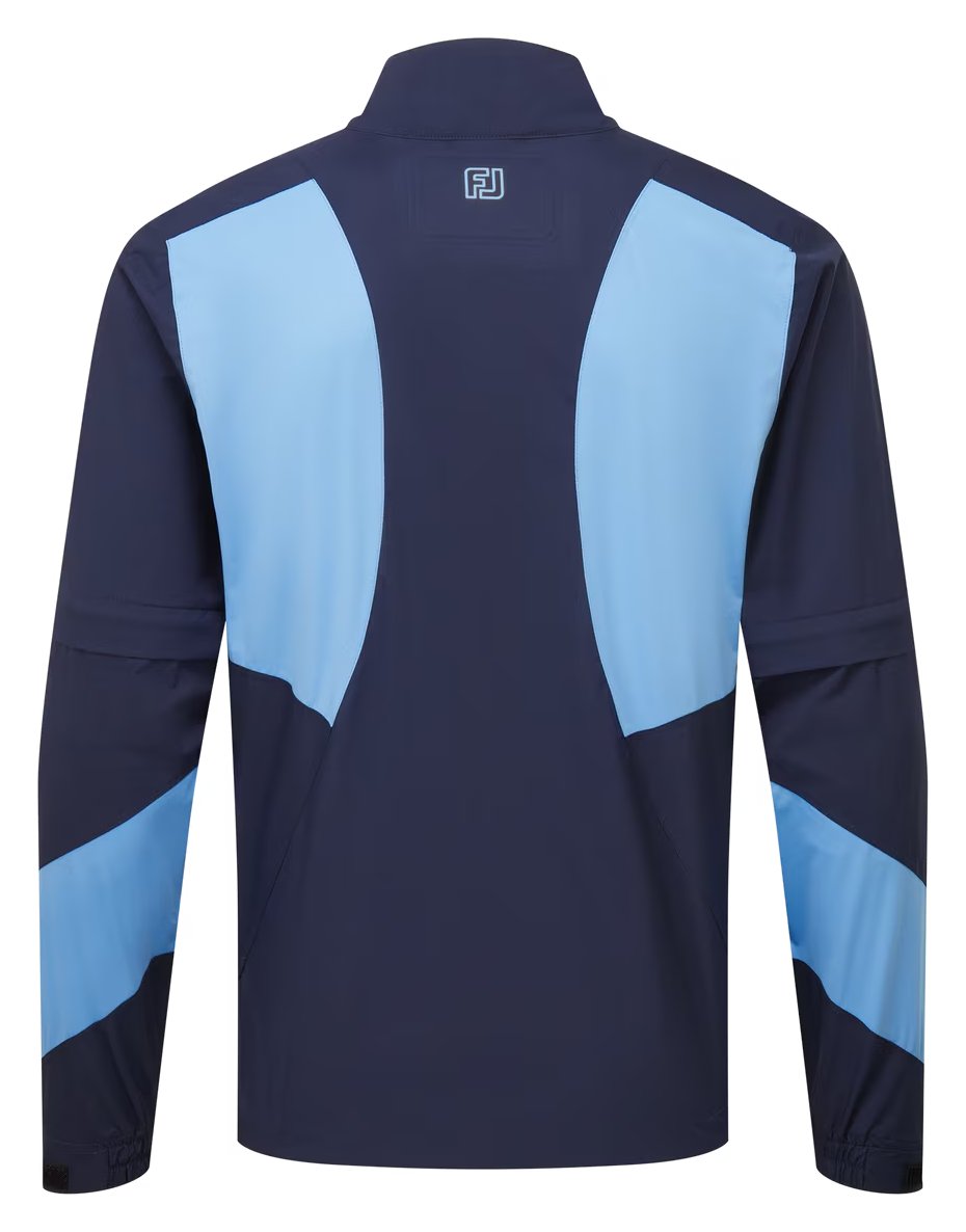 FootJoy HydroLite X Short Sleeve Rain chemise de pluie homme, marine/bleu moyen
