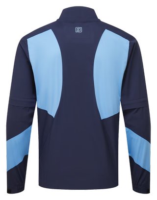 FootJoy HydroLite X Short Sleeve Rain chemise de pluie homme, marine/bleu moyen