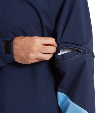 FootJoy HydroLite X Short Sleeve Rain chemise de pluie homme, marine/bleu moyen