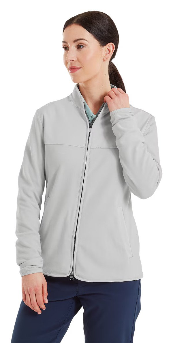 FootJoy MicroFleece Full-Zip Midlayer sweat femme, gris
