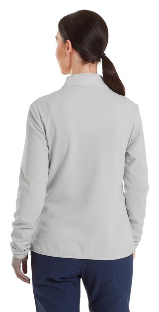 FootJoy MicroFleece Full-Zip Midlayer sweat femme, gris