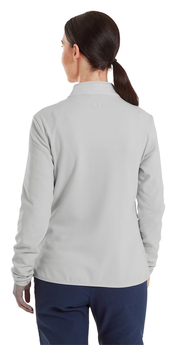 FootJoy MicroFleece Full-Zip Midlayer sweat femme, gris