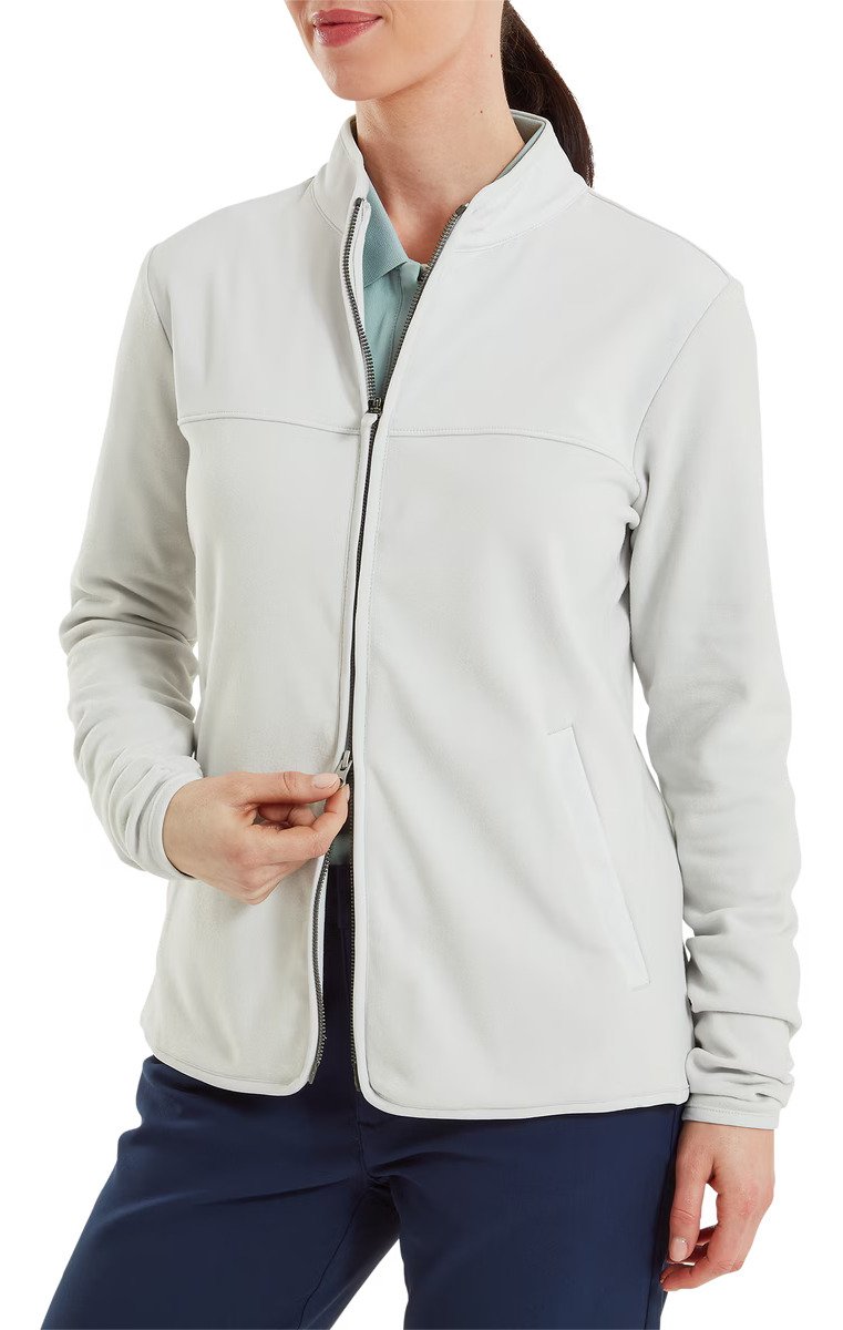 FootJoy MicroFleece Full-Zip Midlayer sweat femme, gris