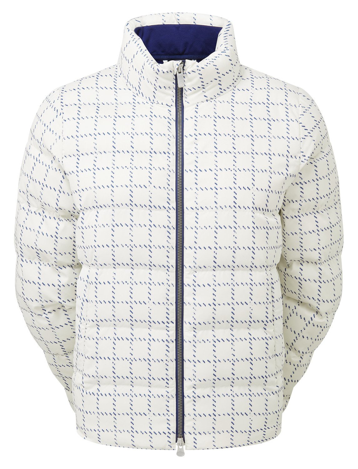 FootJoy ThermoSeries Insulated veste femme, off white/navy distressed plaid