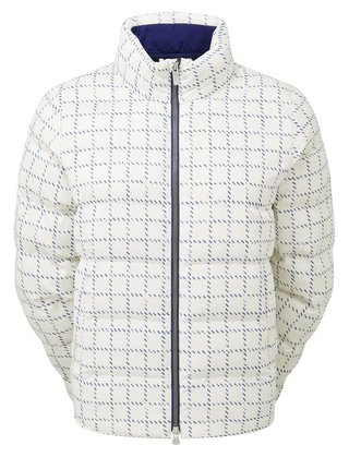 FootJoy ThermoSeries Insulated veste femme, off white/navy distressed plaid