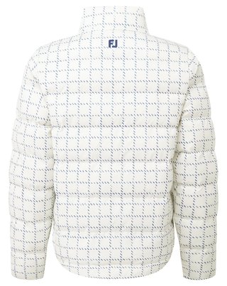 FootJoy ThermoSeries Insulated veste femme, off white/navy distressed plaid