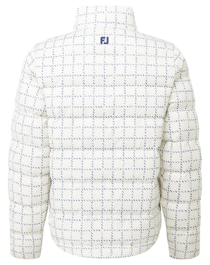FootJoy ThermoSeries Insulated veste femme, off white/navy distressed plaid