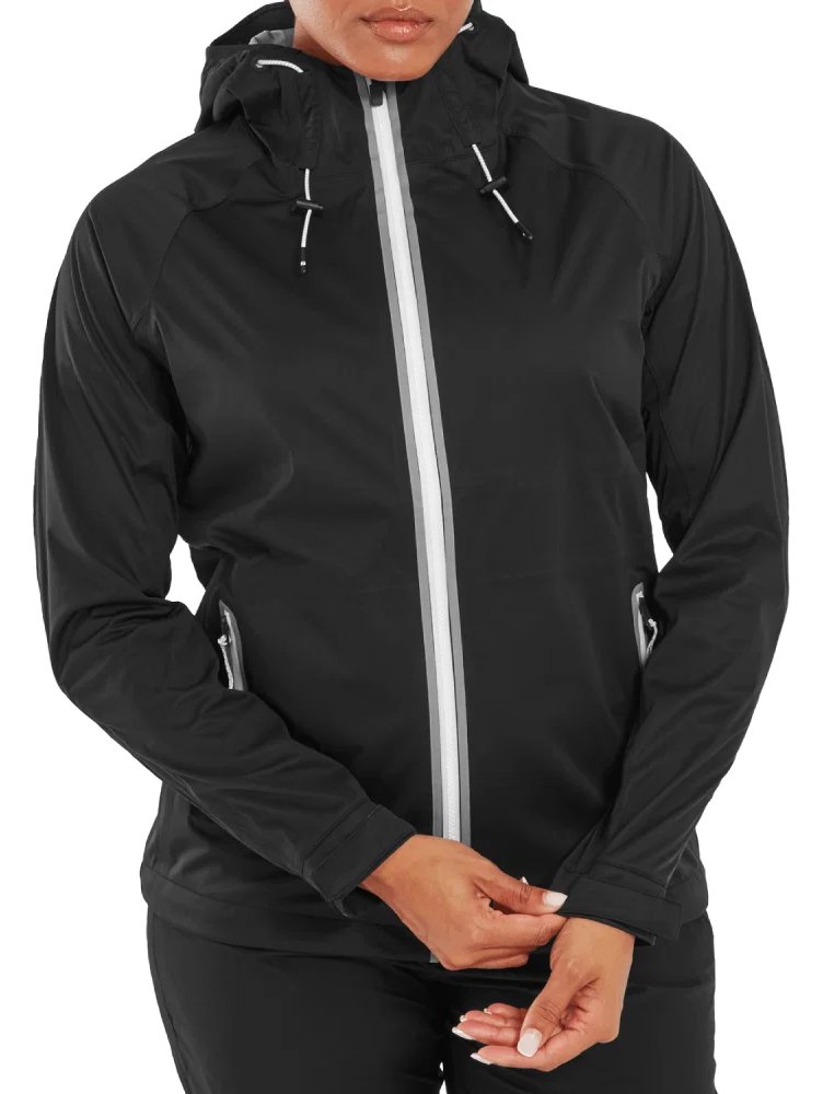 FootJoy HydroKnit veste femme, noir / gris / blanc