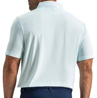 FootJoy Heritage Logo Lisle polo homme, blanc/mint julep