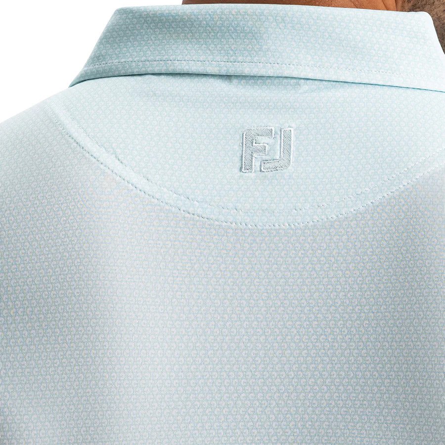 FootJoy Heritage Logo Lisle polo homme, blanc/mint julep