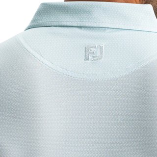 FootJoy Heritage Logo Lisle polo homme, blanc/mint julep