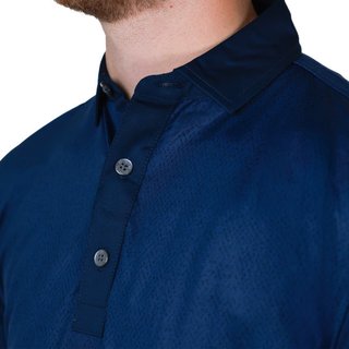 FootJoy Tailor Texture Lisle polo homme, navy tonal