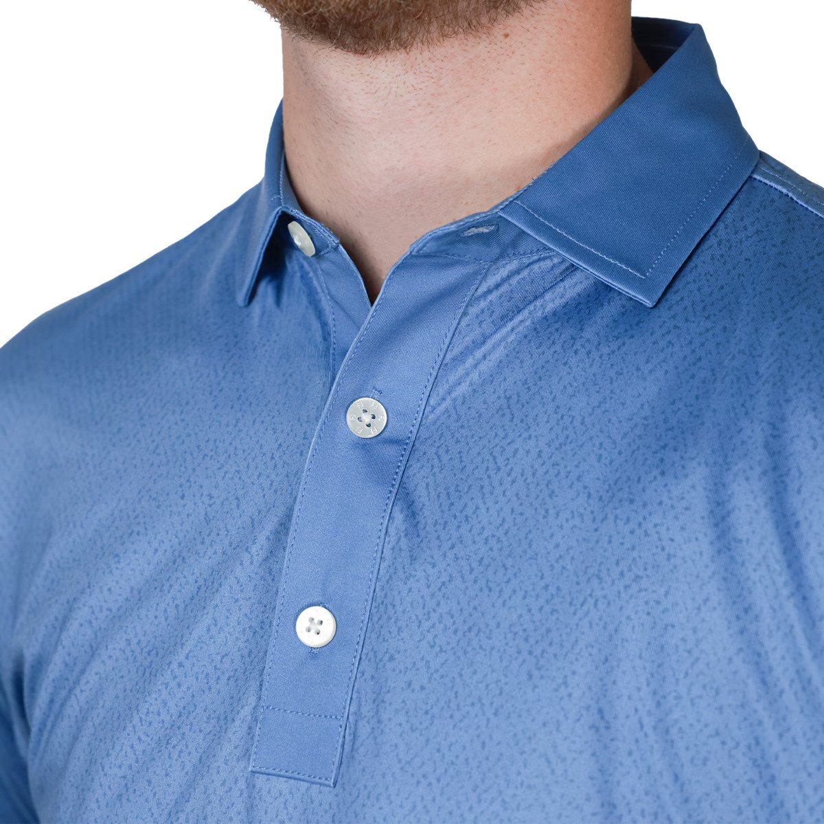 FootJoy Tailor Texture Lisle polo homme, riviera tonal