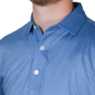 FootJoy Tailor Texture Lisle polo homme, riviera tonal