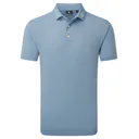 FootJoy Stretch Pique polo homme, solid winward blue