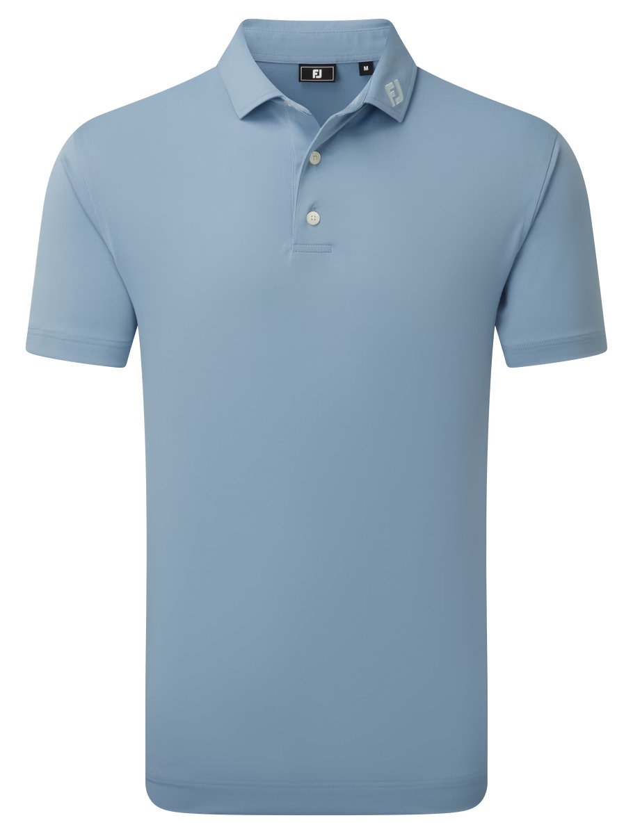 FootJoy Stretch Pique polo homme, solid winward blue