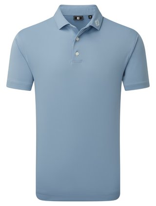 FootJoy Stretch Pique polo homme, solid winward blue