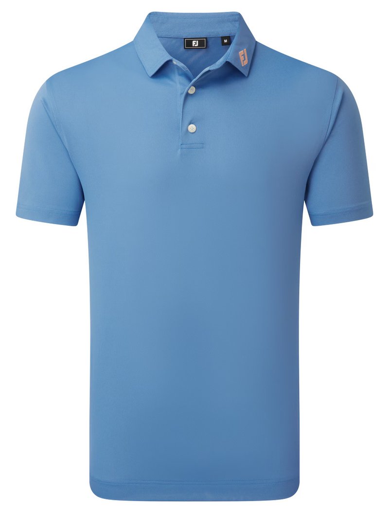 FootJoy Stretch Pique Solid polo homme, riviera