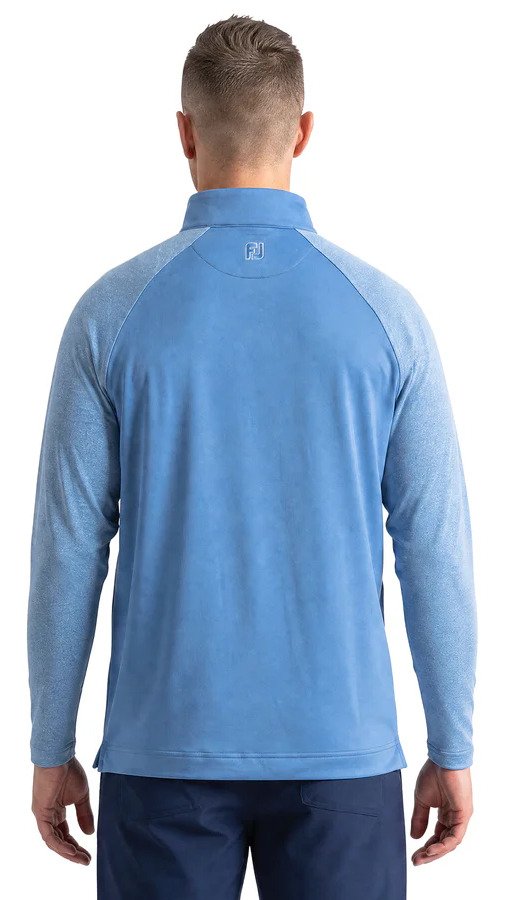 FootJoy Raglan H Block Chill-Out Midlayer Longsleeves t-shirt homme, riviera