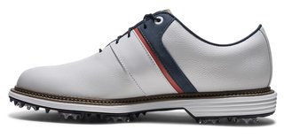 FootJoy Premiere Series - Packard chaussures de golf homme, blanc/bleu/nantucket red