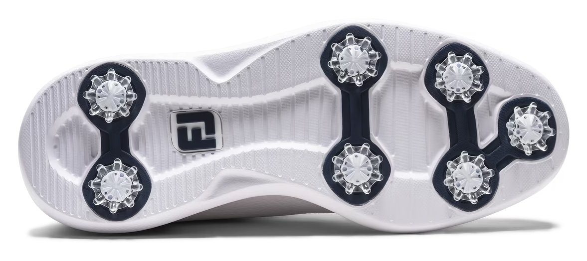 FootJoy FJ Traditions Blucher chaussures de golf homme, blanc/bleu/tan