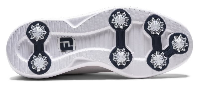 FootJoy FJ Traditions Blucher chaussures de golf homme, blanc/bleu/tan