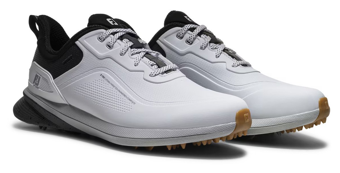 FootJoy PRO/SL chaussures de golf homme, blanc/noir gum