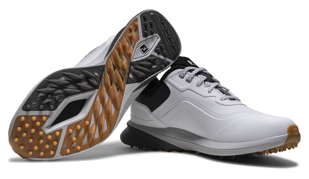 FootJoy PRO/SL chaussures de golf homme, blanc/noir gum