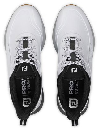 FootJoy PRO/SL chaussures de golf homme, blanc/noir gum