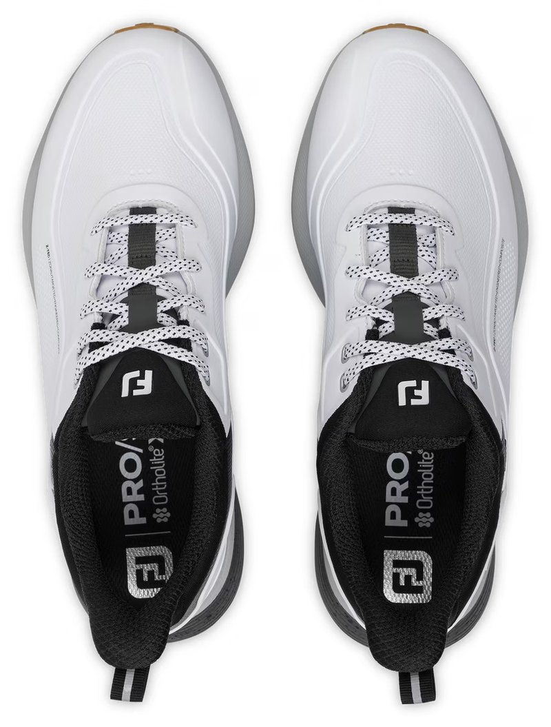 FootJoy PRO/SL chaussures de golf homme, blanc/noir gum