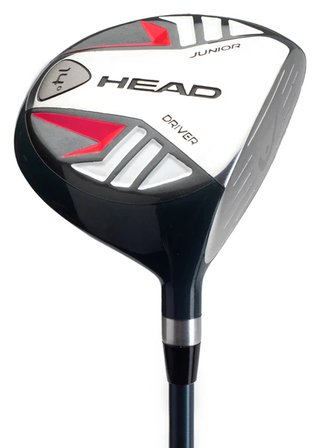 HEAD 5PC set de golf junior, graphite, +sac stand, rouge/bleu